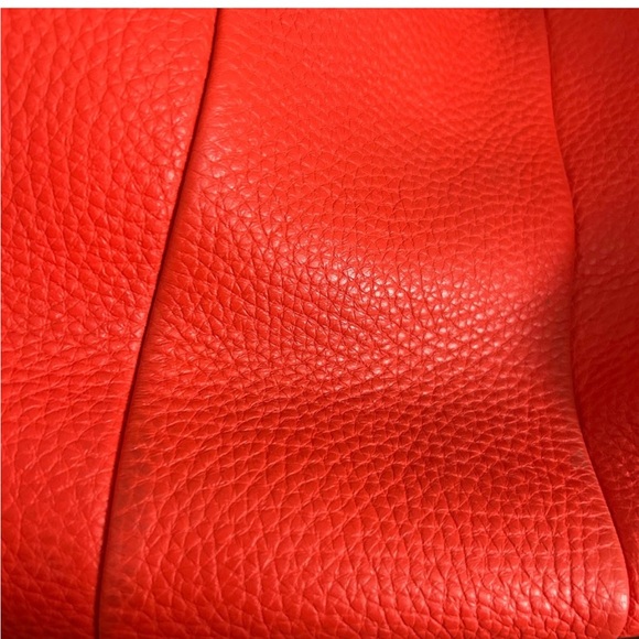 Authentic Alexander Wang Rocco Orange Pebbled Leather Studded Satchel. - Picture 15 of 16